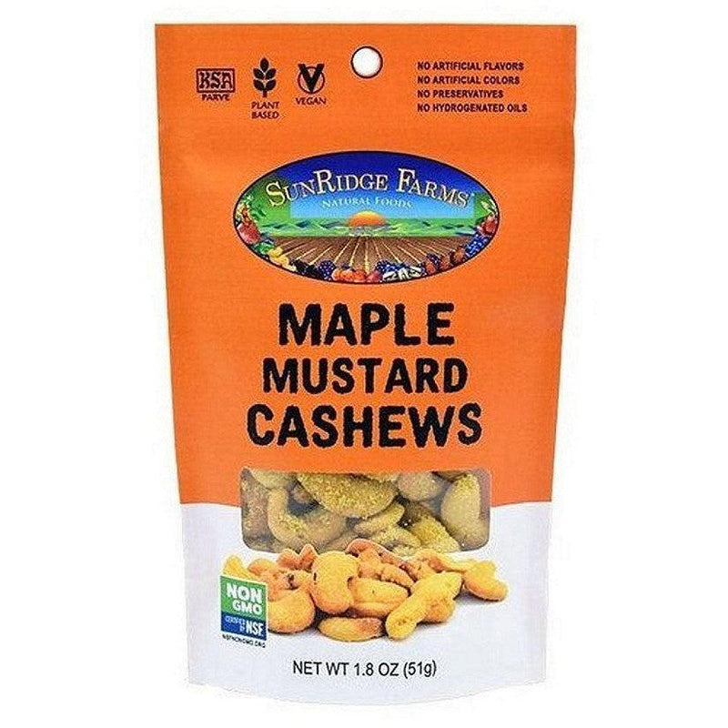 Sunridge Farms - Cashews Maple Mustard - Case Of 8-1.8 Oz - Orca Market
