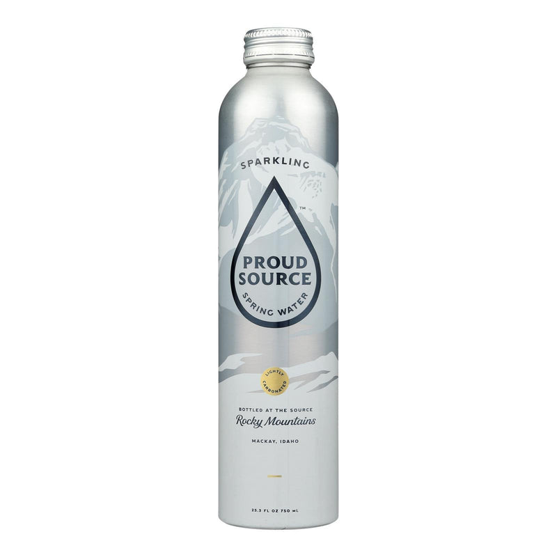 Proud Source - Water Spk Natural Spring - Case Of 12-25.3 Fz - Orca Market