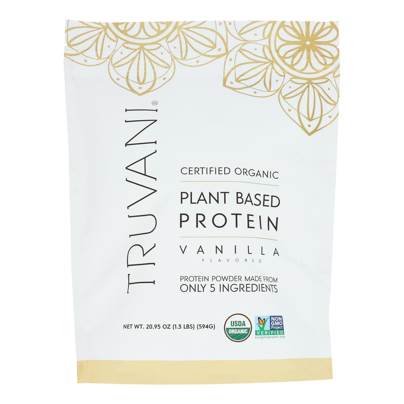 Truvani - Protein Powder Vanilla - 1 Each-20.95 Oz - Orca Market