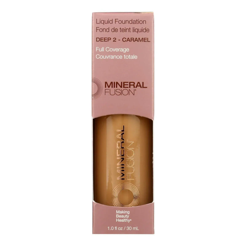An image displaying Mineral Fusion - Makeup Liquid Foundation Deep2 - 1 Each-1 Ounce by Mineral Fusion