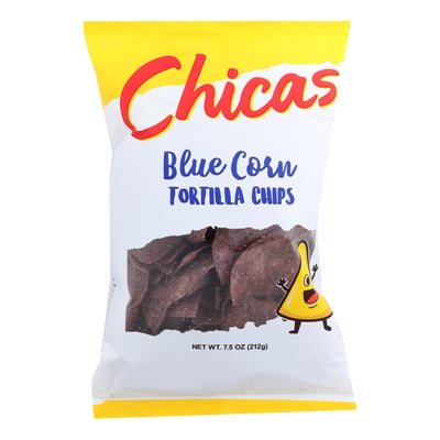 Chicas - Chips Tortilla Blue Corn - Case Of 9-7.5 Oz - Orca Market