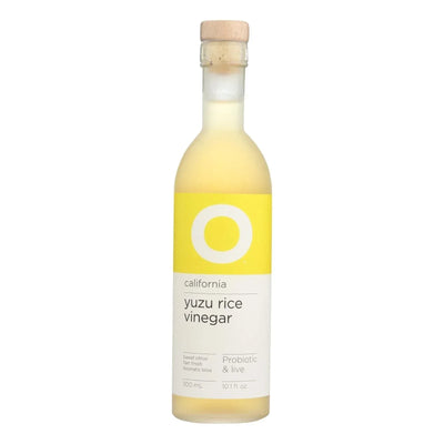 An image displaying O® California Yuzu Rice Vinegar - Case Of 6 - 10.1 Ounce by O Olive Oil