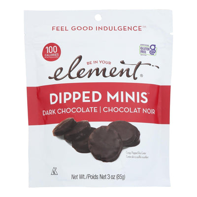 Element - Rice Cake Minis Dark Chocolate - Case Of 8-3 Oz - Orca Market