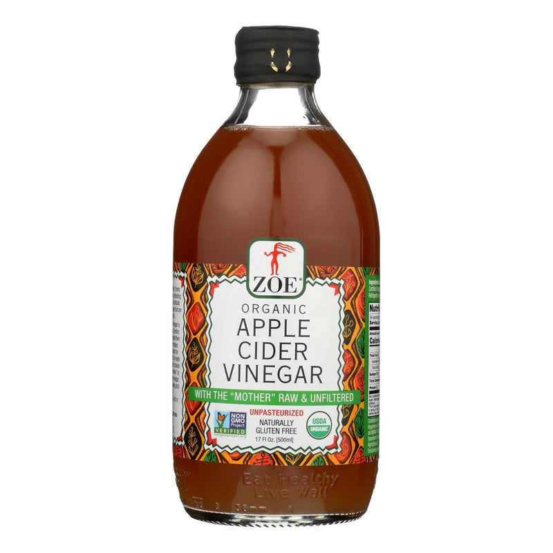 Zoe - Apple Cider Vinegar - Case Of 6 - 17 Fl Oz. - Orca Market