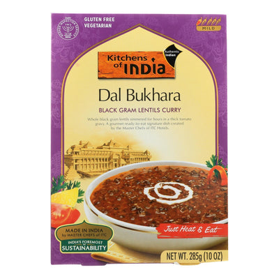 Kitchen Of India Dinner - Black Gram Lentils Curry - Dal Bukhara - 10 Oz - Case Of 6 - Orca Market