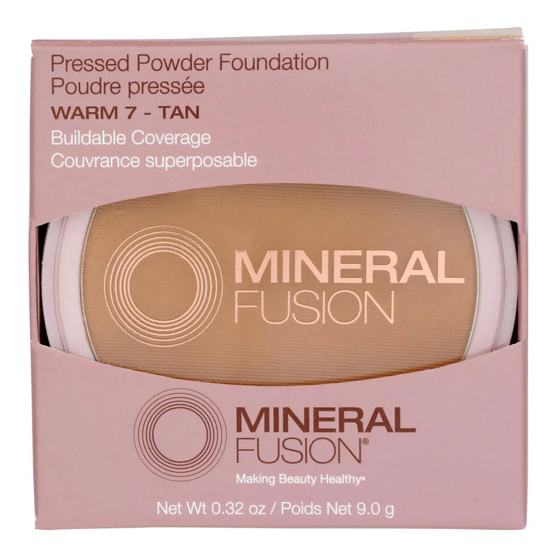 An image displaying Mineral Fusion - Mkup Pressed Base Warm 7 - 1 Each-.32 Ounce by Mineral Fusion