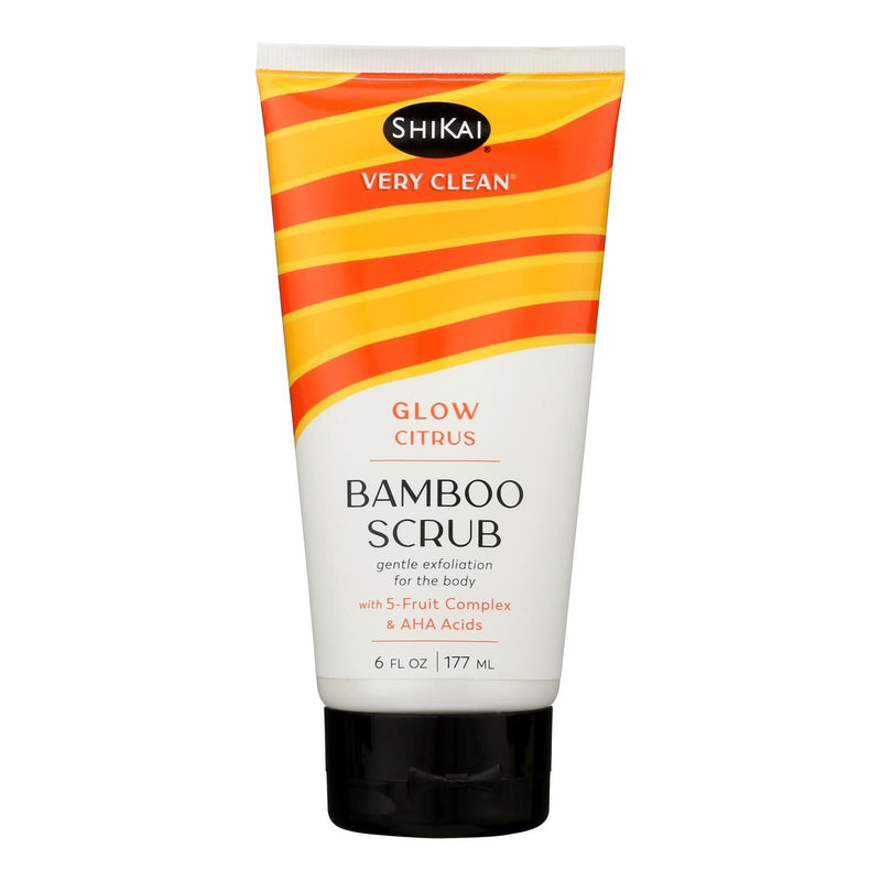 Shikai Products - Bmboo Scrub Glow Citrus - 1 Each-6 Fz - Orca Market