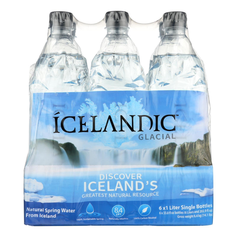 Icelandic Glacial - Water Natural Spring - Case Of 2 - 6/33.8 F - Orca Market
