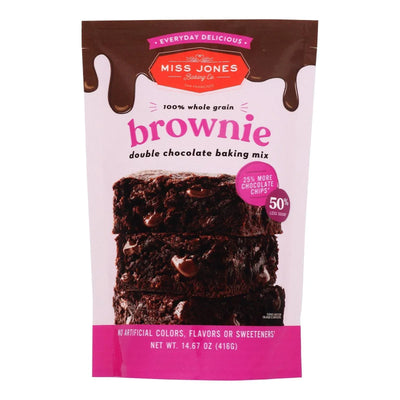 An image displaying Miss Jones Baking Co - Every Day Delicious Chocolate Browne - Case Of 6-14.67 Ounce by Miss Jones Baking Co