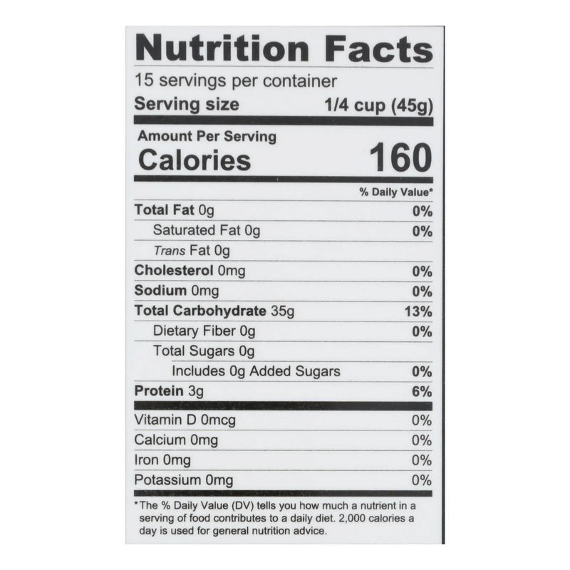 An image displaying Ralston Family Farms - Rice Jasmine White - Case Of 6-24 Ounce by Ralston Family Farms