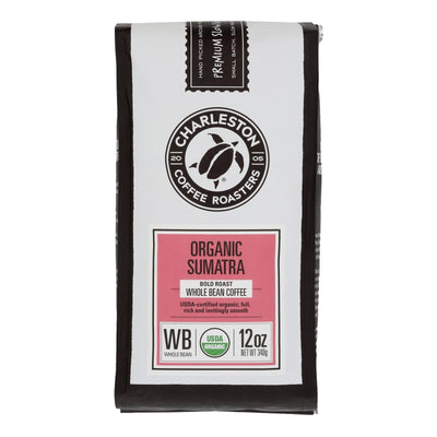 Charleston Coffee Roasters - Coffee Sumatra Whole Bean - Case Of 6 - 12 Oz - Orca Market