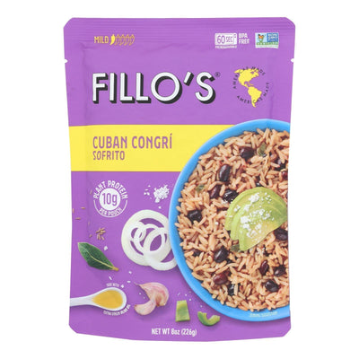 Fillo's - Congri Rice/beans Cuban - Case Of 6-8 Oz - Orca Market