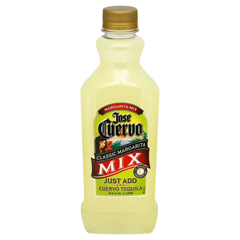 An image displaying Jose Cuervo - Original Margarita Mix - Classic Lime - Case Of 12 - 33.8 Fl. Ounce by Jose Cuervo