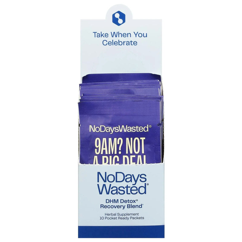 An image displaying No Days Wasted - Dhm Detox Recovery 10 Pack - 1 Each-10 Count by No Days Wasted