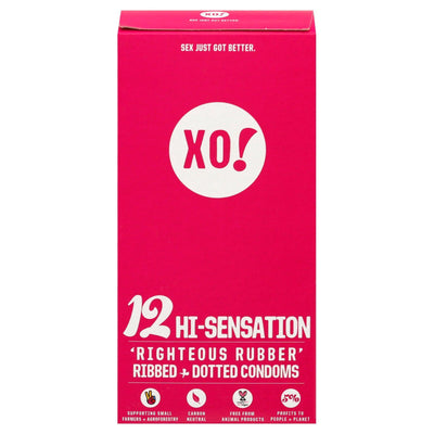 Xo! - Condoms Rbbr Hi-sensation - Case Of 8-12 Ct - Orca Market