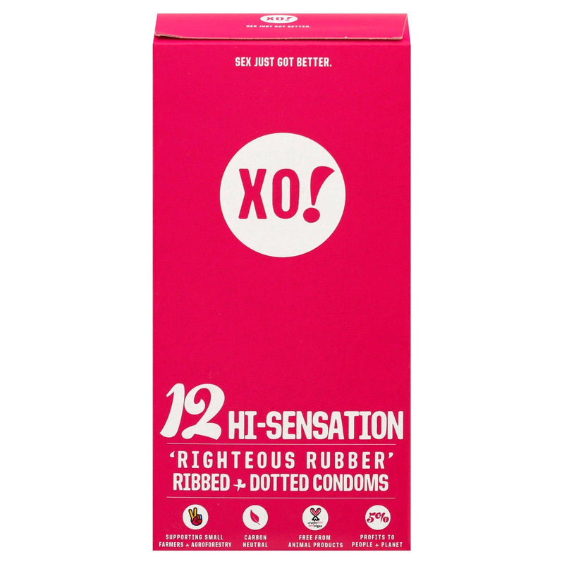 Xo! - Condoms Rbbr Hi-sensation - Case Of 8-12 Ct - Orca Market