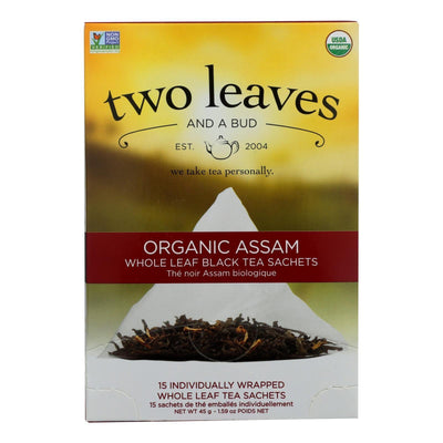 Two Leaves And A Bud Black Tea - Organic Assam - Case Of 6 - 15 Bags - Orca Market