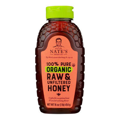Nature Nate's - Honey Raw Unfiltered - Case Of 6-16 Oz - Orca Market
