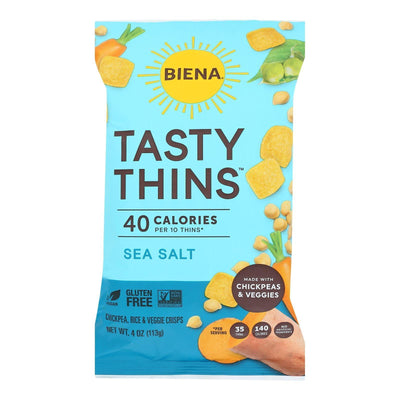 Biena Llc - Tasty Thins Sea Salt - Case Of 12-4 Oz - Orca Market