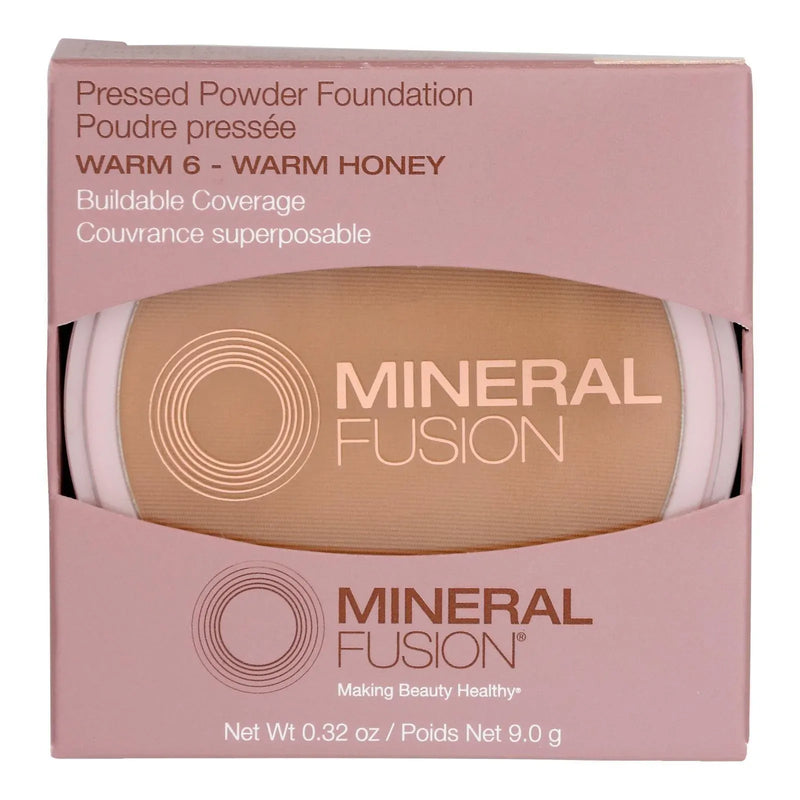 An image displaying Mineral Fusion - Mkup Pressed Base Warm 6 - 1 Each-.32 Ounce by Mineral Fusion