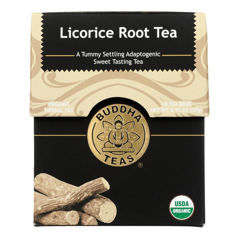 Buddha Teas - Tea Organic Licorice Root - Case Of 6 - 18 Bag - Orca Market