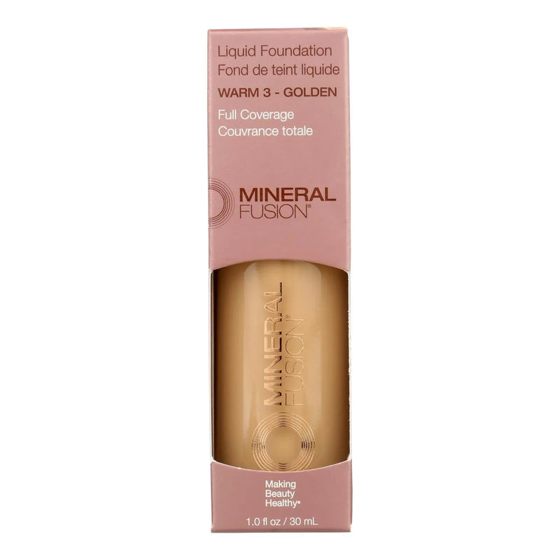 An image displaying Mineral Fusion - Mkup Liquid Foundation Warm3 - 1 Each-1 Ounce by Mineral Fusion