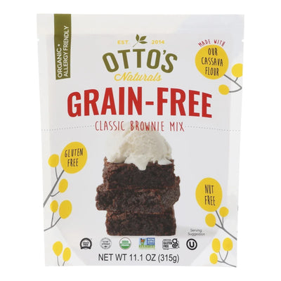 An image displaying Otto's Naturals - Brownie Mix Classic Green Free - Case Of 6-11.1 Ounce by Otto's Naturals