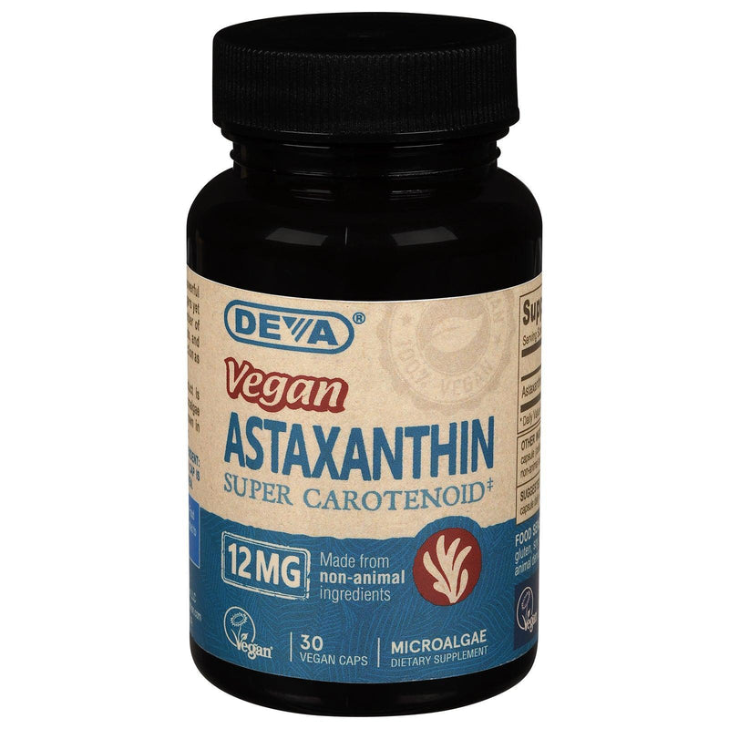 Deva Vegan Vitamins - Astaxantin 12 Mg Vegan - 30 Vegan Capsules - Orca Market