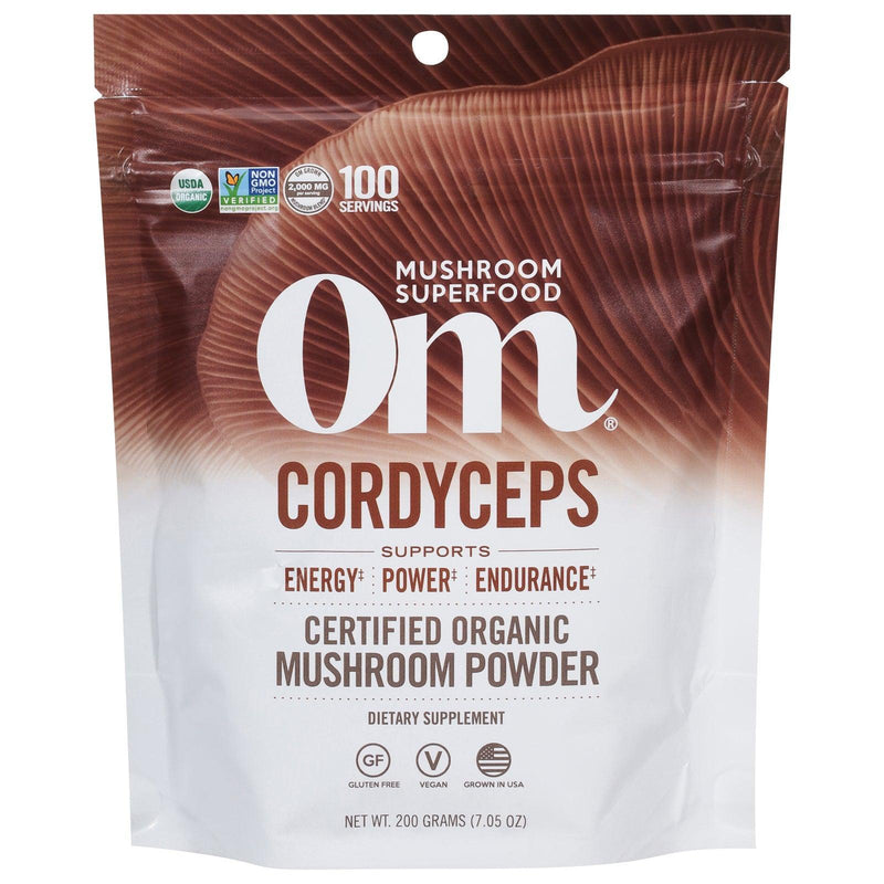 Om - Cordyceps Organic Powder 200grm - 1 Each -7.05 Oz - Orca Market