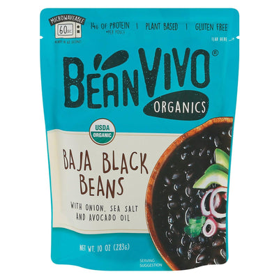 Bean Vivo - Black Bean Baja - Case Of 6-10 Oz - Orca Market