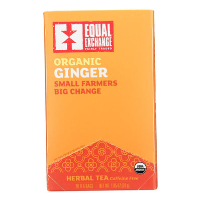 Equal Exchange - Tea Ginger - Case Of 6-20 Ct - Orca Market