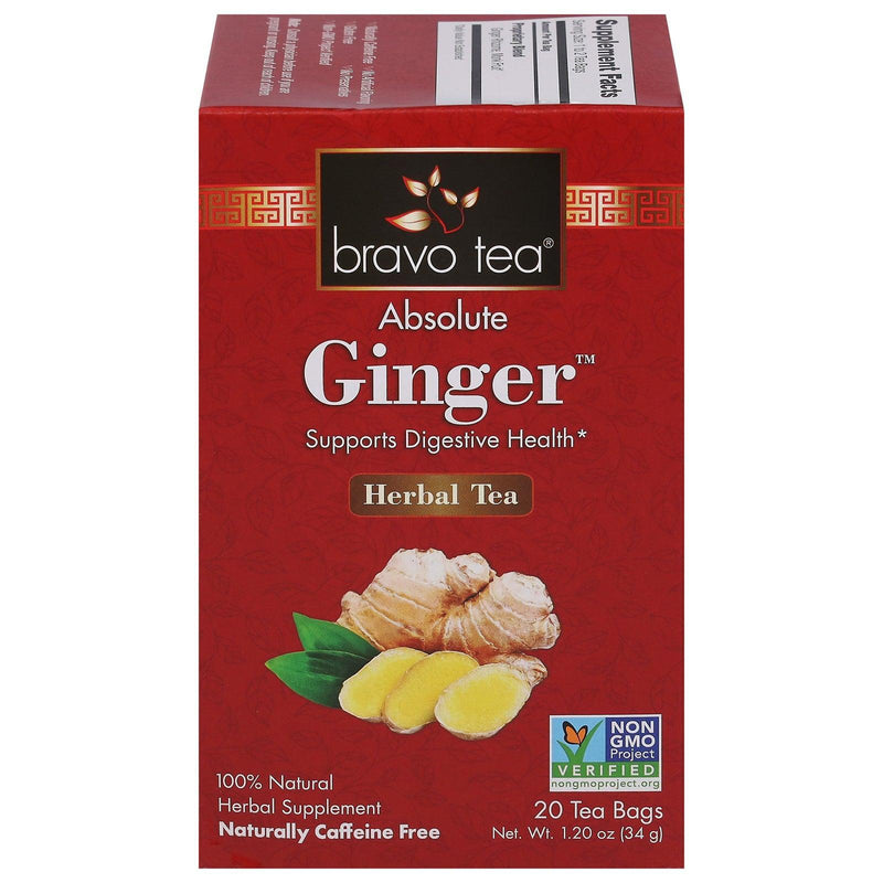 Bravo Teas And Herbs - Tea - Absolute Ginger - 20 Bag - Orca Market
