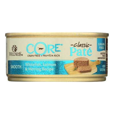 Wellness Pet Products Cat Food - Core White Fish Salmon And Herring - Case Of 24 - 5.5 Oz. - Orca Market