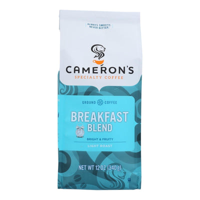 Cameron's Specialty Coffee Premium Breakfast Blend Ground Beans - Case Of 6 - 12 Oz - Orca Market