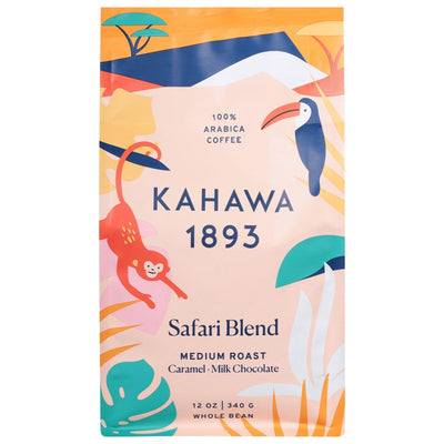 Kahawa 1893 - Coffee Whole Bean Medium Roasted Safari - Case Of 6-12 Oz - Orca Market