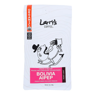 Larry's Coffee - Coffee Bolivia Lt Whole Bean - Case Of 6 - 12 Oz - Orca Market