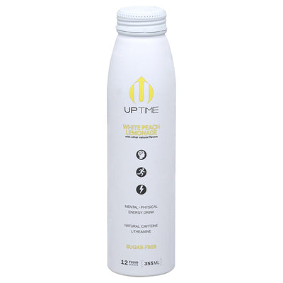Uptime Energy - Energy Drink Wht Peach Lemon Sugar Free - Case Of 12-12 Fz - Orca Market