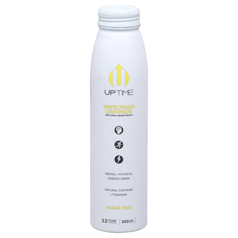 Uptime Energy - Energy Drink Wht Peach Lemon Sugar Free - Case Of 12-12 Fz - Orca Market