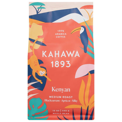 Kahawa 1893 - Coffee Whole Bean Medium Roasted Kenyan - Case Of 6-12 Oz - Orca Market