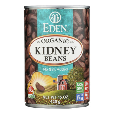 Eden Foods Organic Kidney Beans - Case Of 12 - 15 Oz. - Orca Market