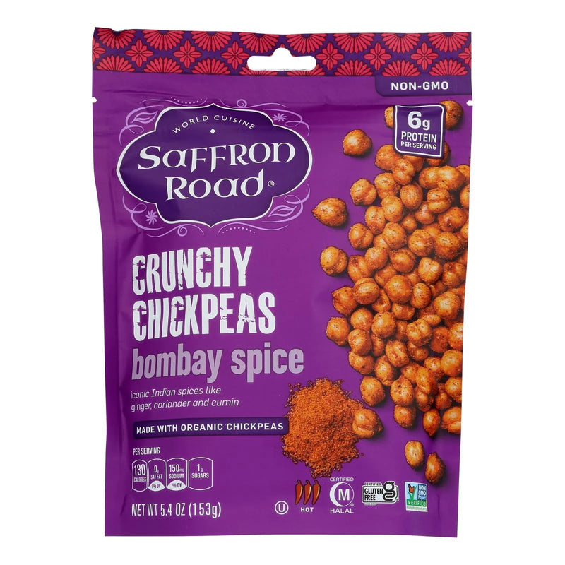 An image displaying Saffron Road - Chckp Crnchy Bmbyspc - Case Of 6-5.4 Ounce by Saffron Road