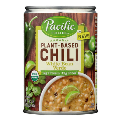 An image displaying Pacific Foods - Chili White Bean Verde - Case Of 12-16.5 Ounce by Pacific Foods