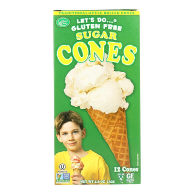 Let's Do Ice Cream Cones - Sugar - Case Of 12 - 4.6 Oz. - Orca Market