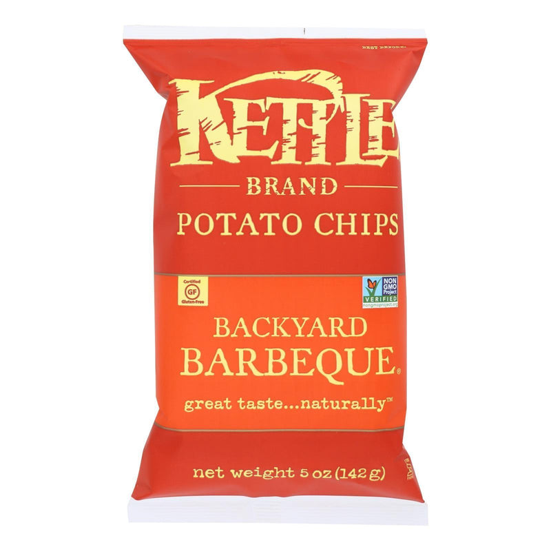 Kettle Brand Potato Chips - Backyard Barbeque - Case Of 15 - 5 Oz. - Orca Market
