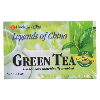 Uncle Lee's Legends Of China Green Tea - 100 Tea Bags - Orca Market