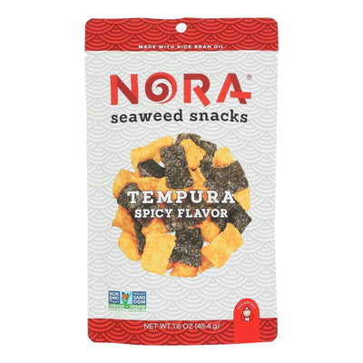 An image displaying Nora Snacks - Tempura Spicy - Case Of 12 - 1.6 Ounce by Nora Snacks