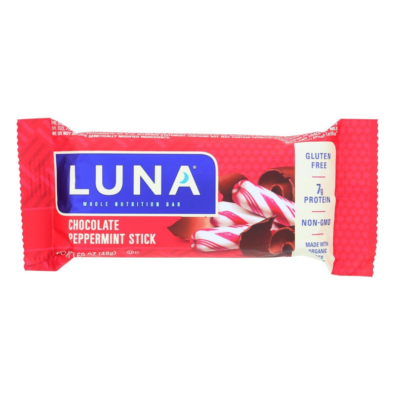 Clif Bar Luna Bar - Organic Chocolate Peppermint - Case Of 15 - 1.69 Oz - Orca Market