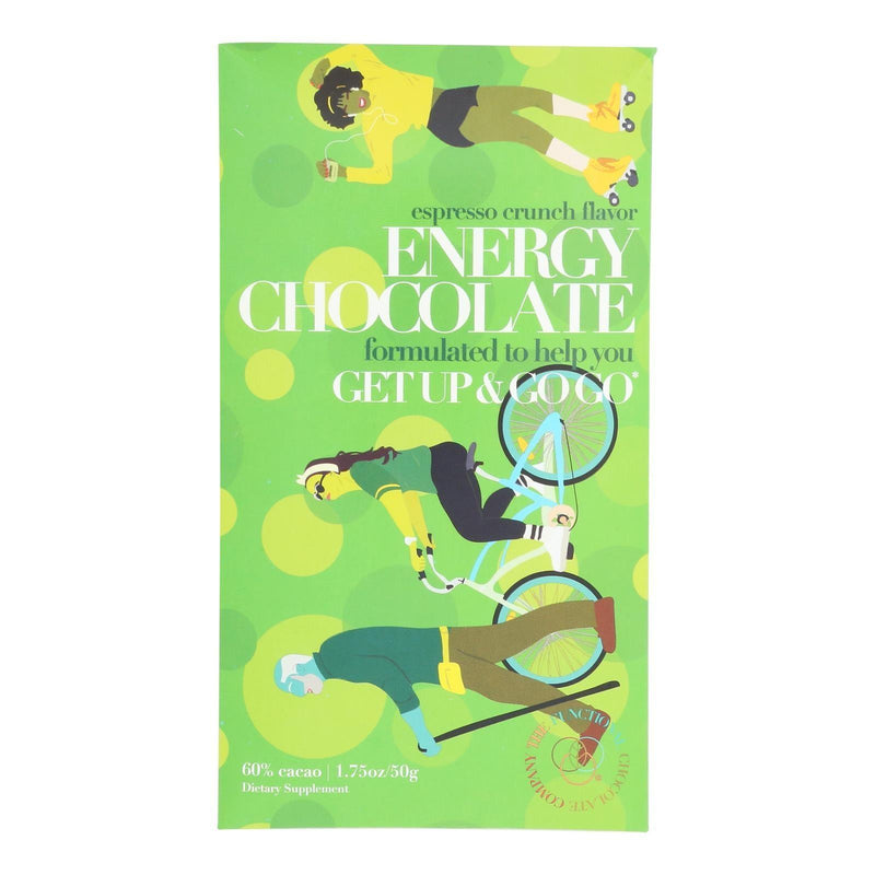 The Functional Chocolate Co - Chocolate Bar Energy - Case Of 12-1.75 Oz - Orca Market