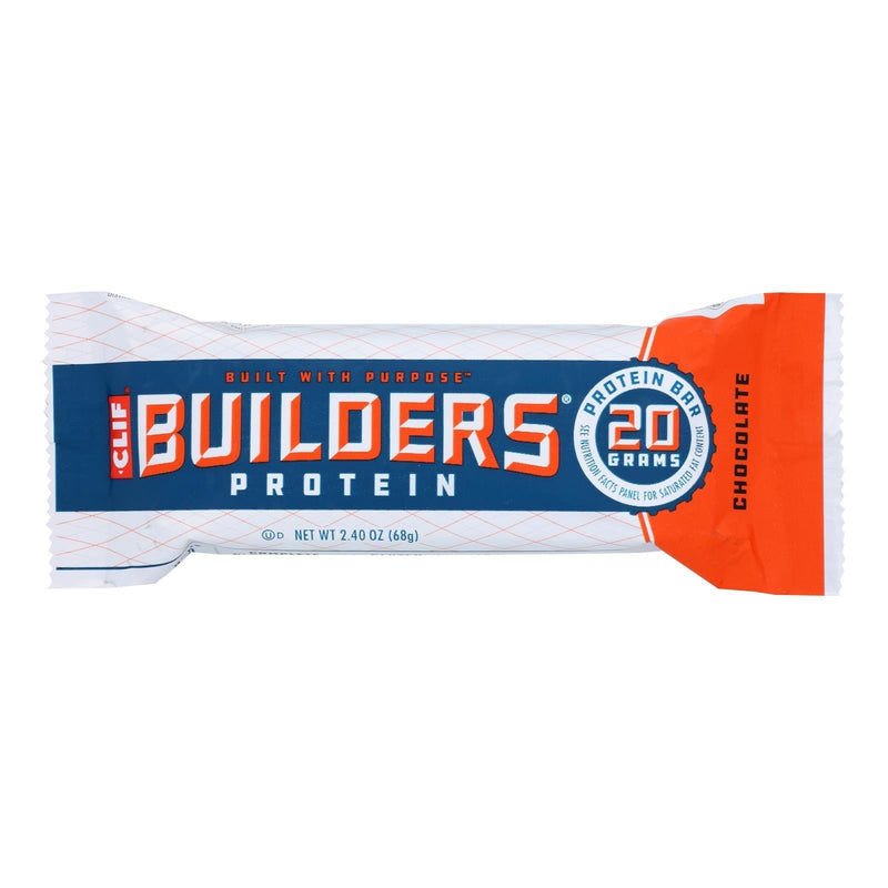Clif Bar Builder Bar - Chocolate - Case Of 12 - 2.4 Oz - Orca Market