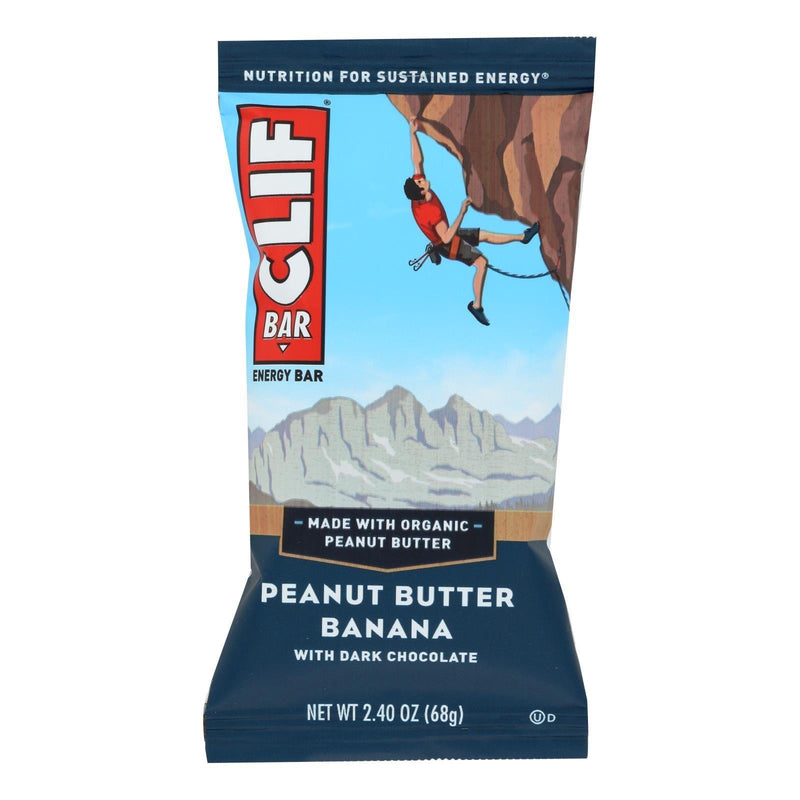 Clif Bar - Peanut Butter Banana With Dark Chocolate - Case Of 12 - 2.4 Oz - Orca Market